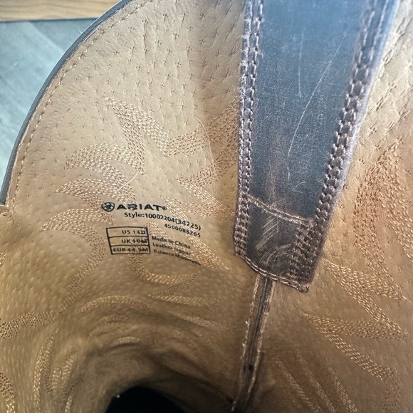 Ariat Heritage R Toe Western Boot Men Size 11 EUC - Picture 7 of 7